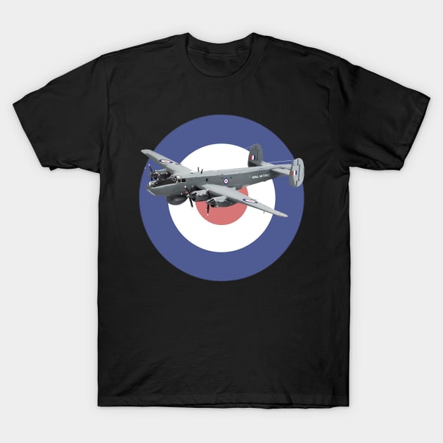 Avro Shackleton Royal Air Force Airplane T-Shirt by Dirty Custard Designs 